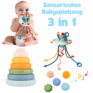 3-in-1 Montessori Sensorik-Spielzeug Set