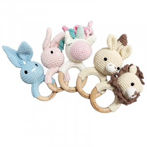 Baby Handgemachtes Häkel-Rasseltier – Das perfekte Spielzeug für Ihr Baby