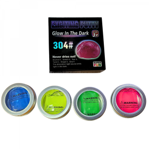 Leuchtendes Flüssigglas-Schleim – Faszinierendes, Buntes Spielzeug für Kinder