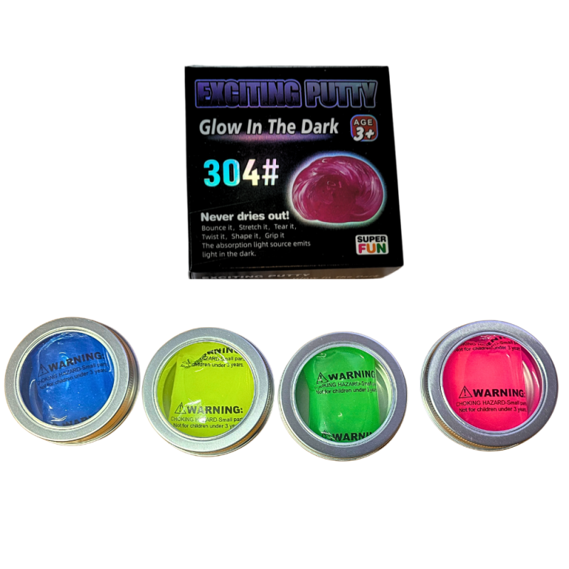 Leuchtendes Flüssigglas-Schleim – Faszinierendes, Buntes Spielzeug für Kinder